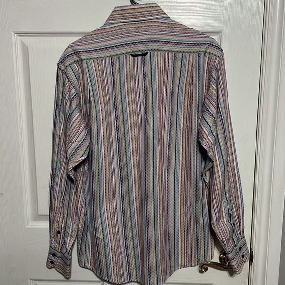 🔥🔥 CUADRA STPLE LEGACY High End Quality Button Down Shirt - PERFECT - Sz Lg - Picture 9 of 11